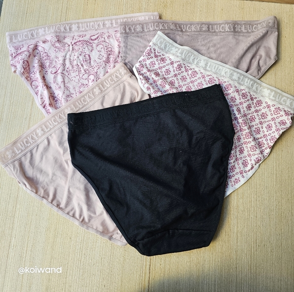 Lucky Brand Ladie's Hi-Cut 5-Pack Size S - Picture 4 of 8